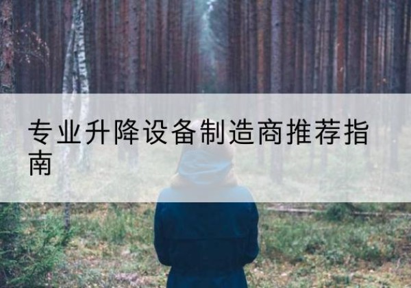 乐清电动剪叉升降平台厂家-专业升降设备制造商推荐指南